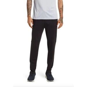 Balance Collection Black Jogger Med Sweatpants Athleisure Lounge Pants EUC